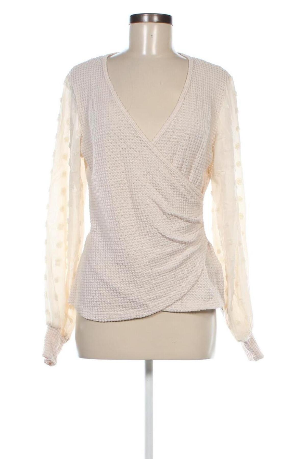 Damen Shirt, Größe L, Farbe Beige, Preis 6,99 €