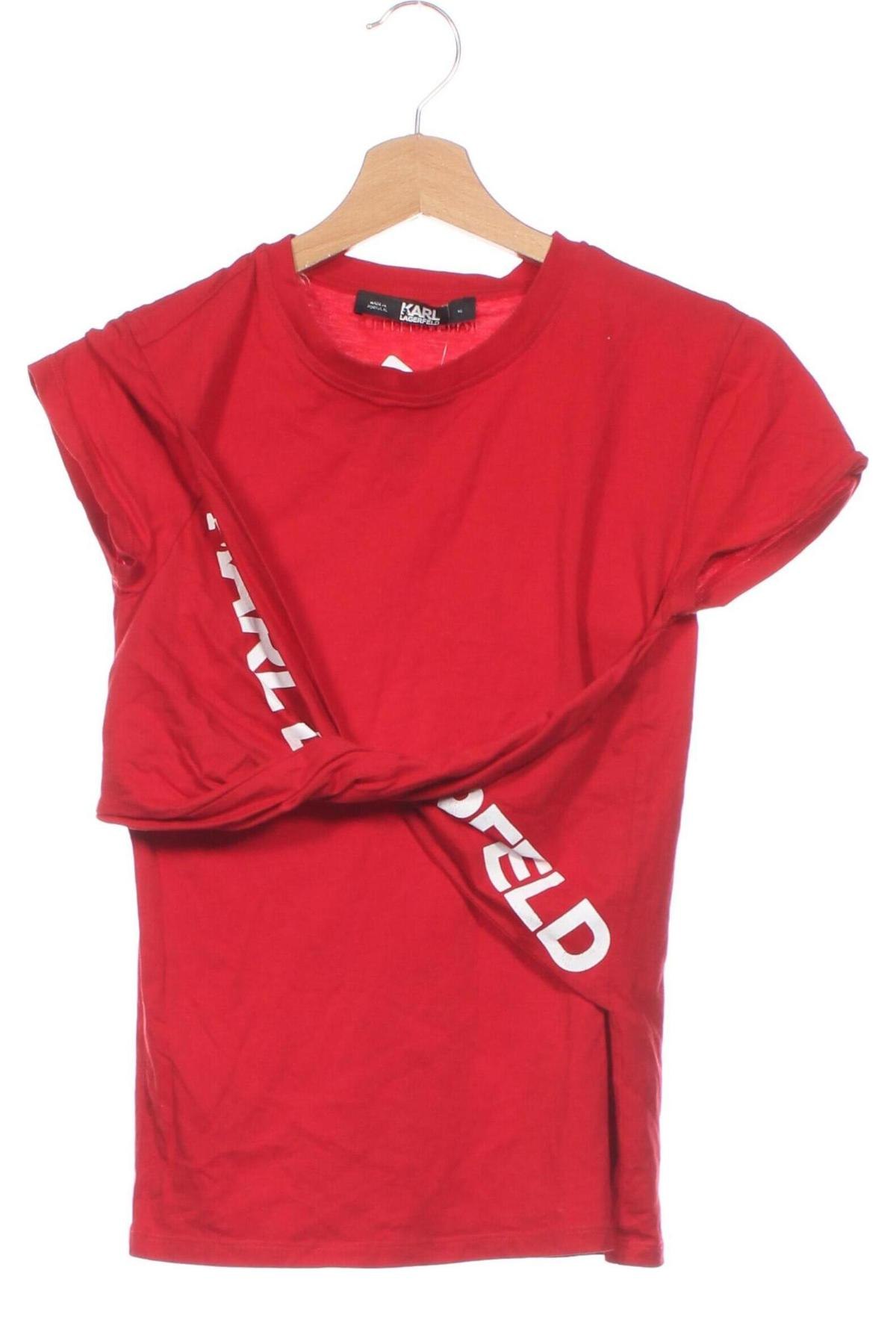 Damen Shirt Karl Lagerfeld, Größe XS, Farbe Rot, Preis € 59,35