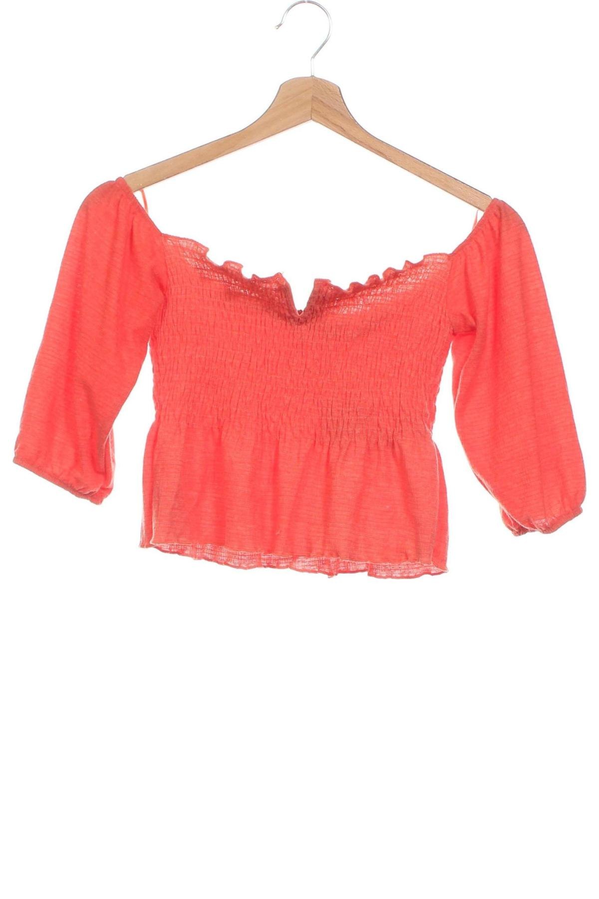 Damen Shirt Pull&Bear, Größe XS, Farbe Orange, Preis € 10,00