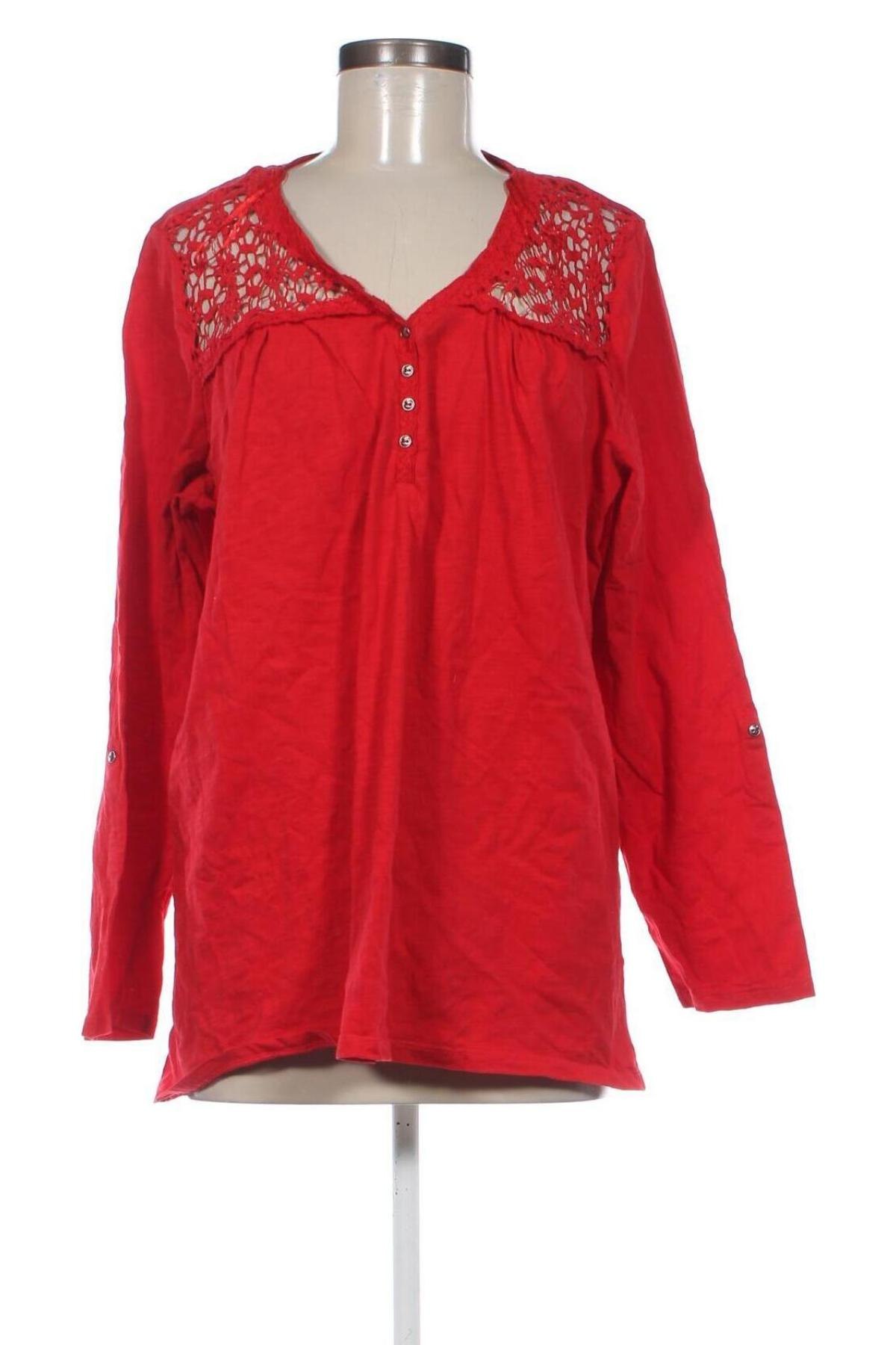 Damen Shirt Yessica, Größe XL, Farbe Rot, Preis 13,99 €