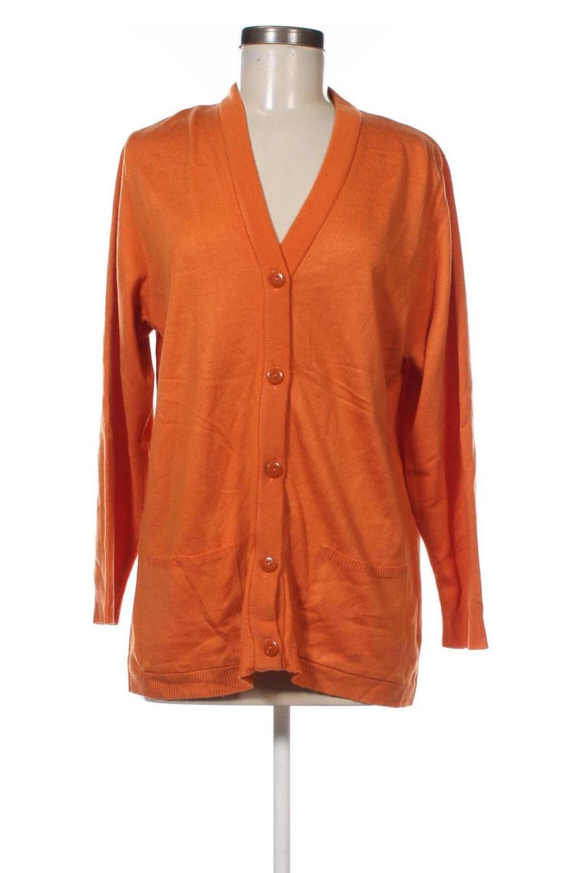 Damen Strickjacke, Größe M, Farbe Orange, Preis € 20,99