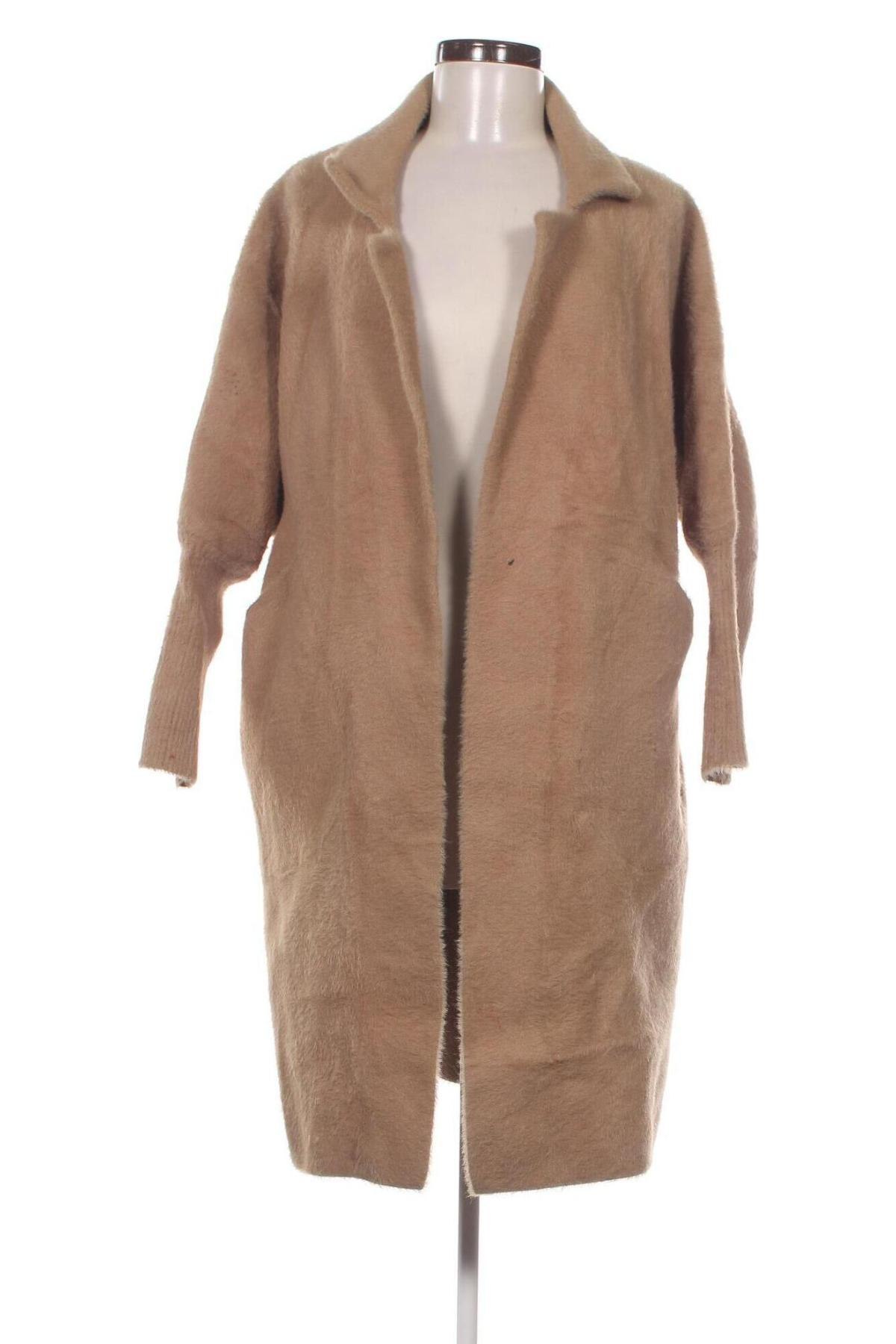 Damen Strickjacke, Größe L, Farbe Beige, Preis 10,99 €