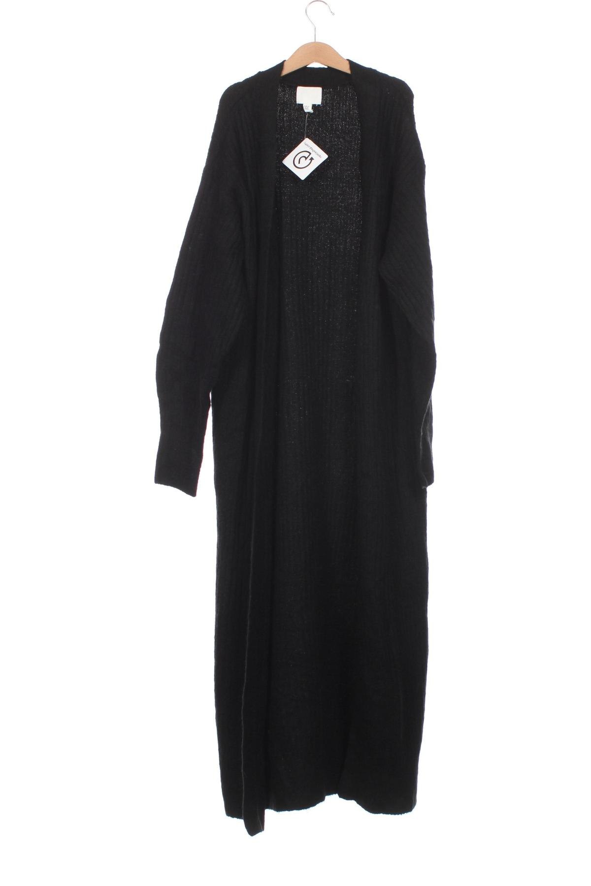 Cardigan de damă H&M, Mărime XS, Culoare Negru, Preț 95,99 Lei