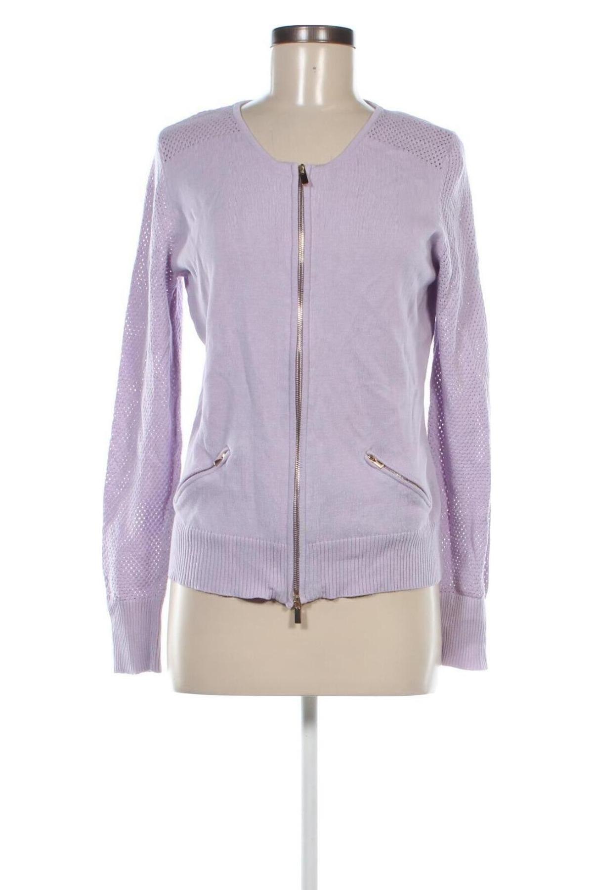 Damen Strickjacke Heine, Größe M, Farbe Lila, Preis € 17,99