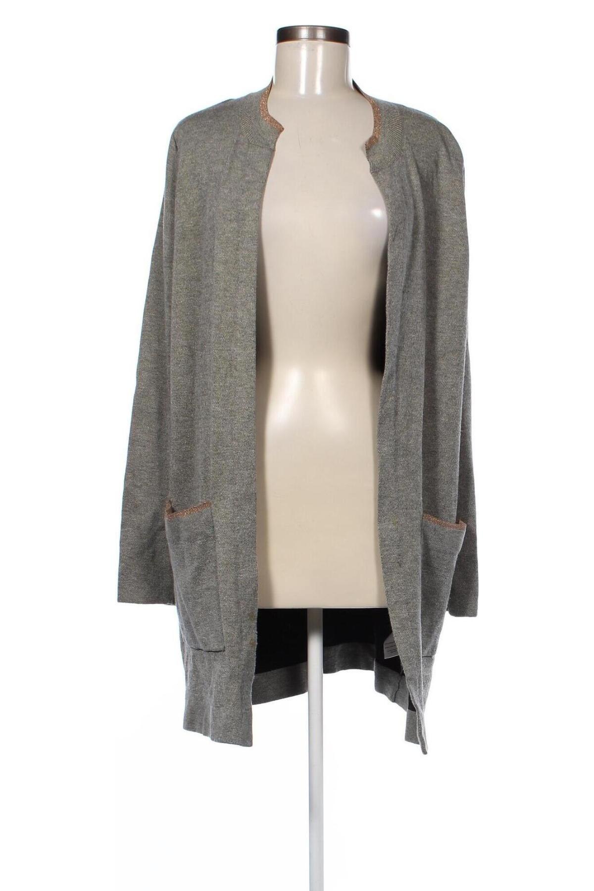 Damen Strickjacke Noa Noa, Größe L, Farbe Grau, Preis € 31,82