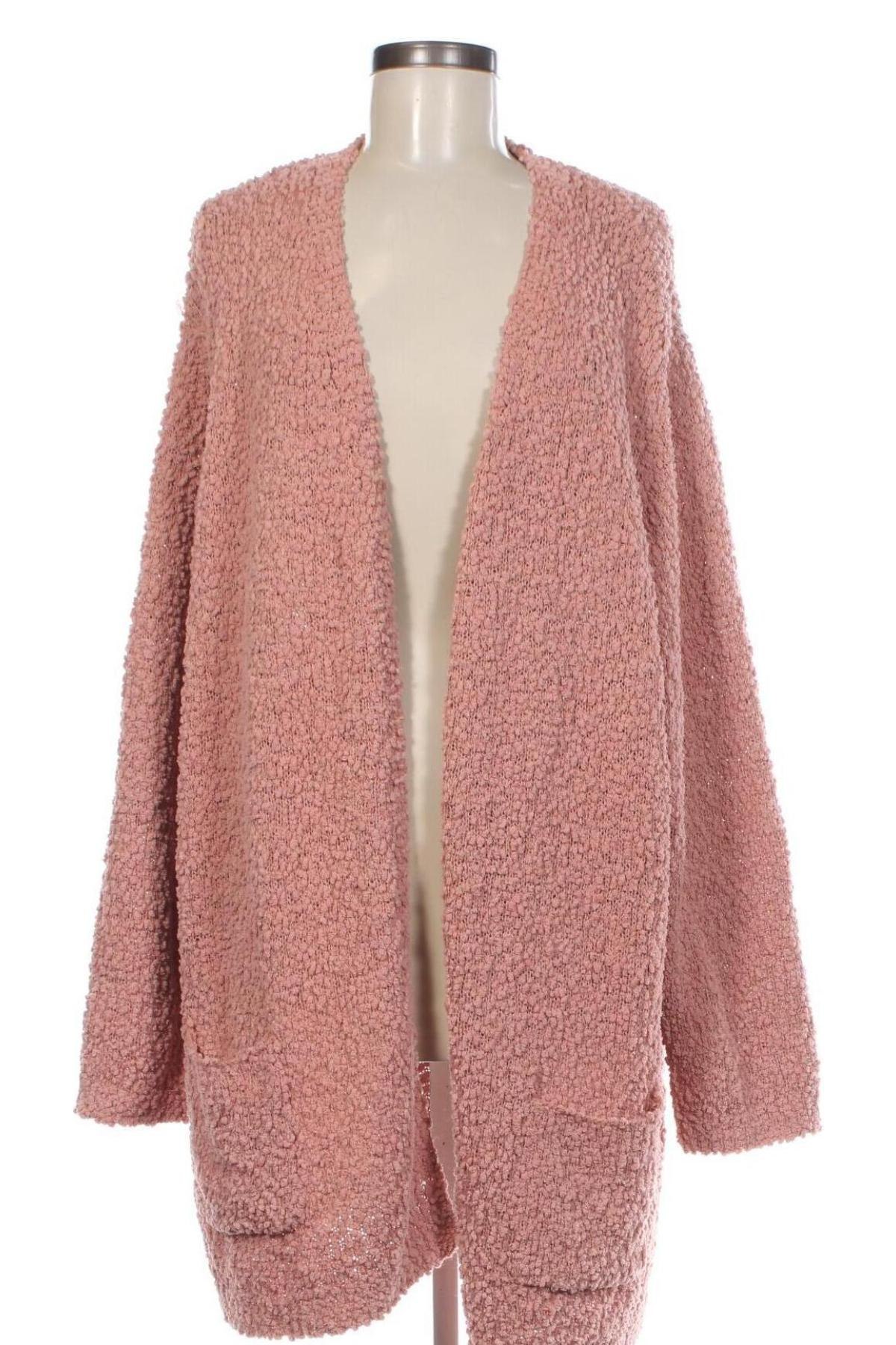 Damen Strickjacke Thea, Größe XXL, Farbe Rosa, Preis 14,99 €