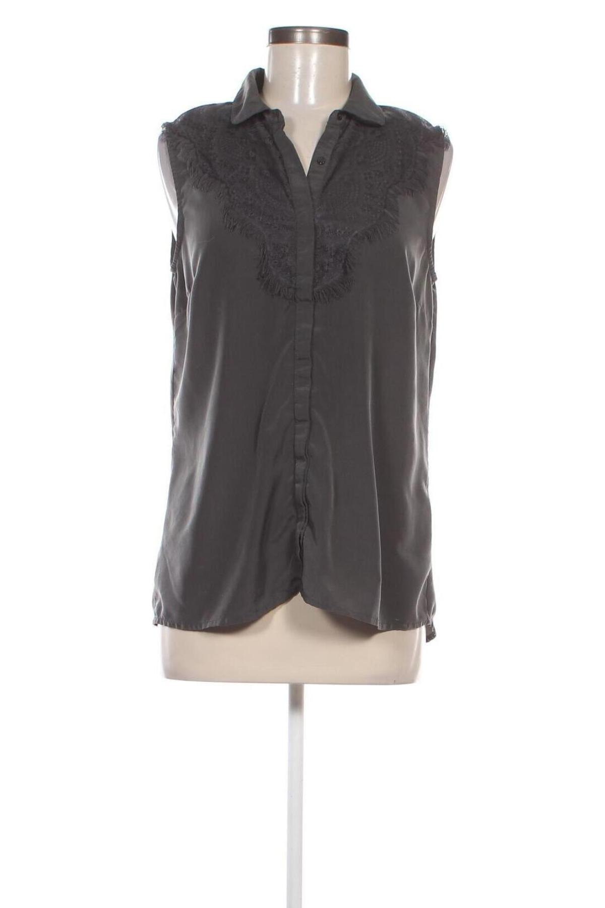 Damenbluse Vero Moda, Größe L, Farbe Grau, Preis € 7,99