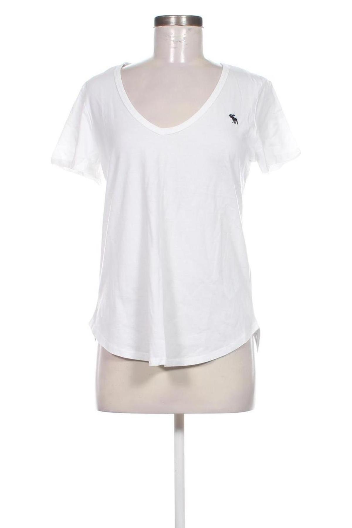 Damen T-Shirt Abercrombie & Fitch, Größe M, Farbe Weiß, Preis € 9,21