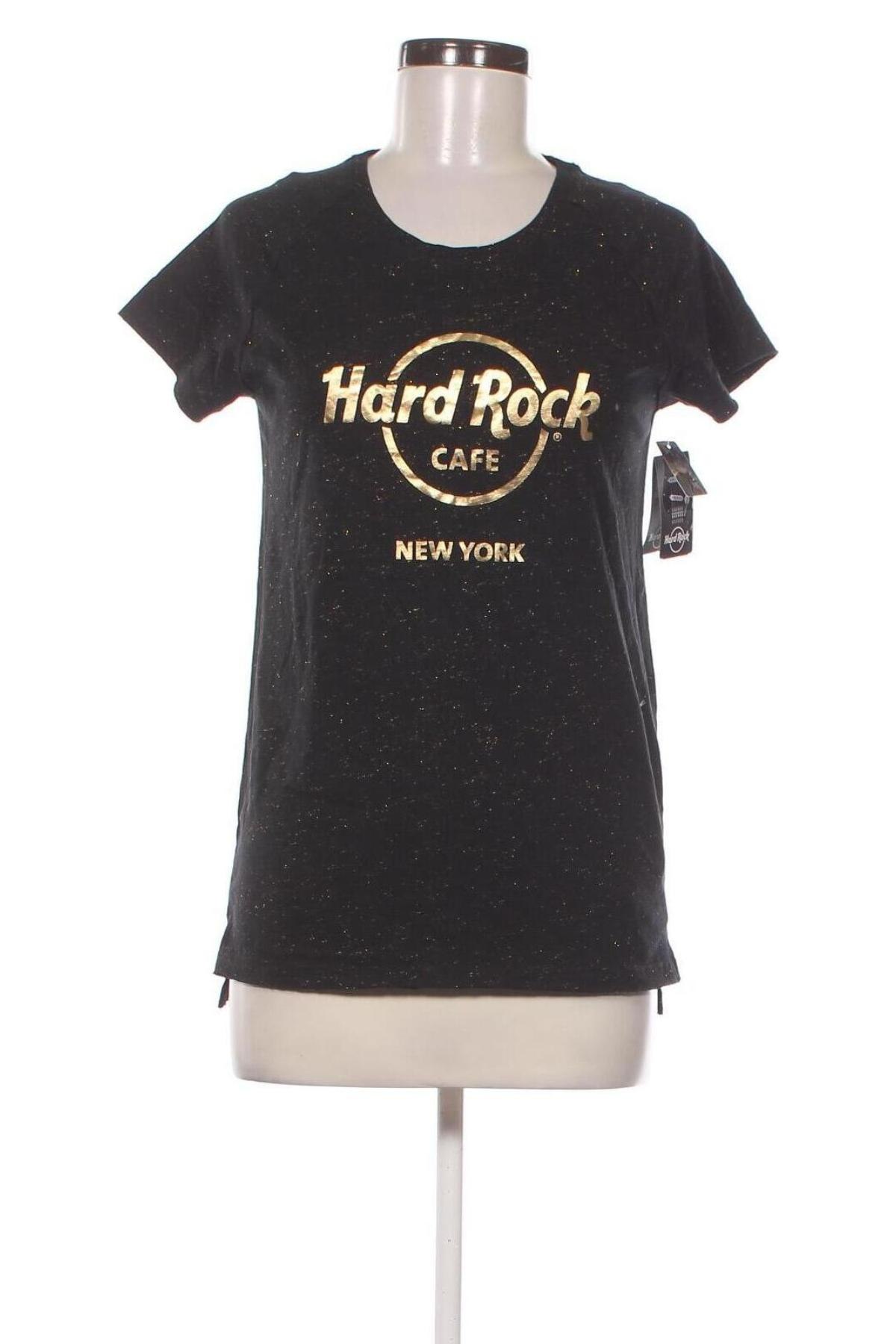 Damen T-Shirt Hard Rock, Größe M, Farbe Schwarz, Preis 14,32 €