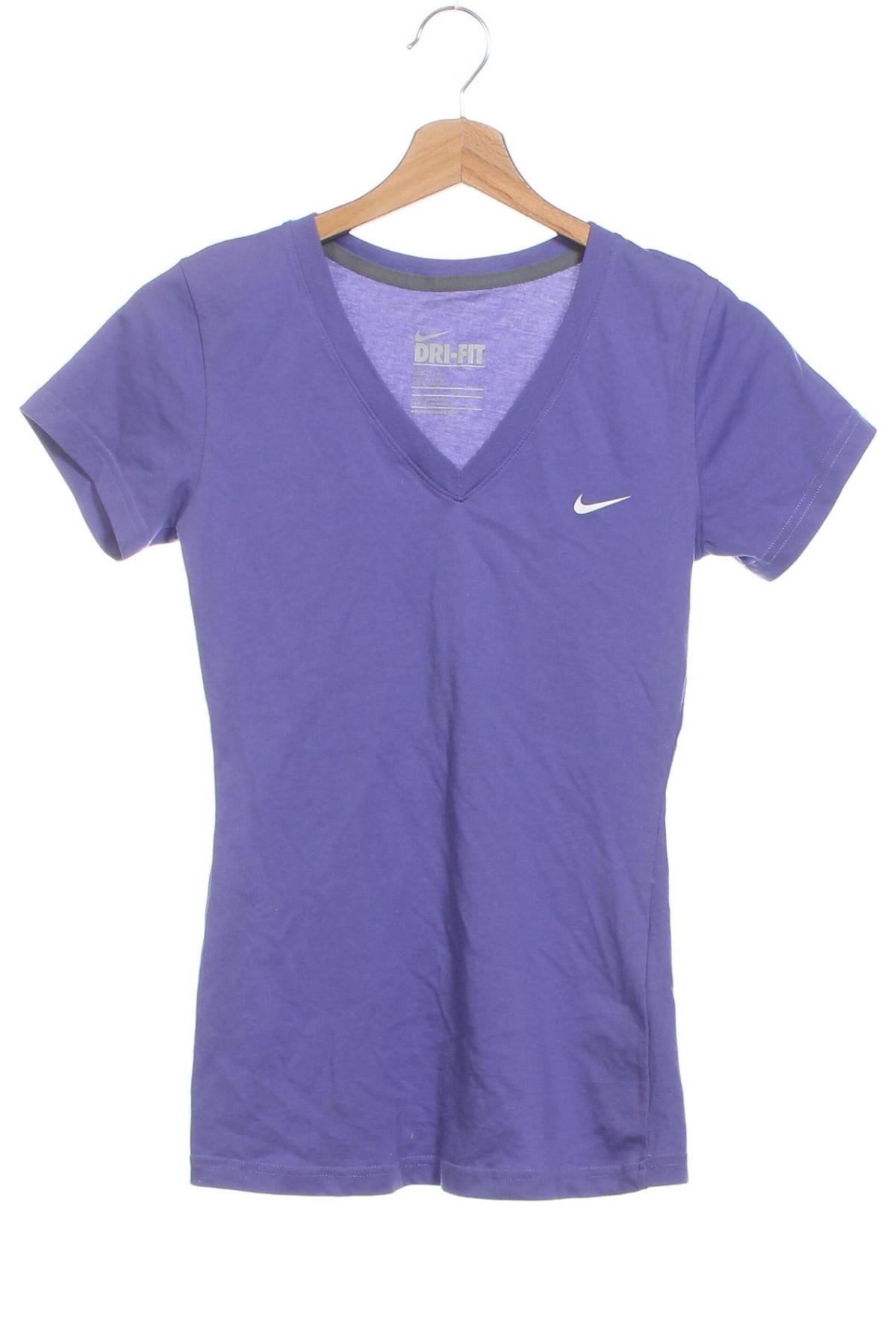 Tricou de femei Nike, Mărime XS, Culoare Albastru, Preț 69,00 Lei