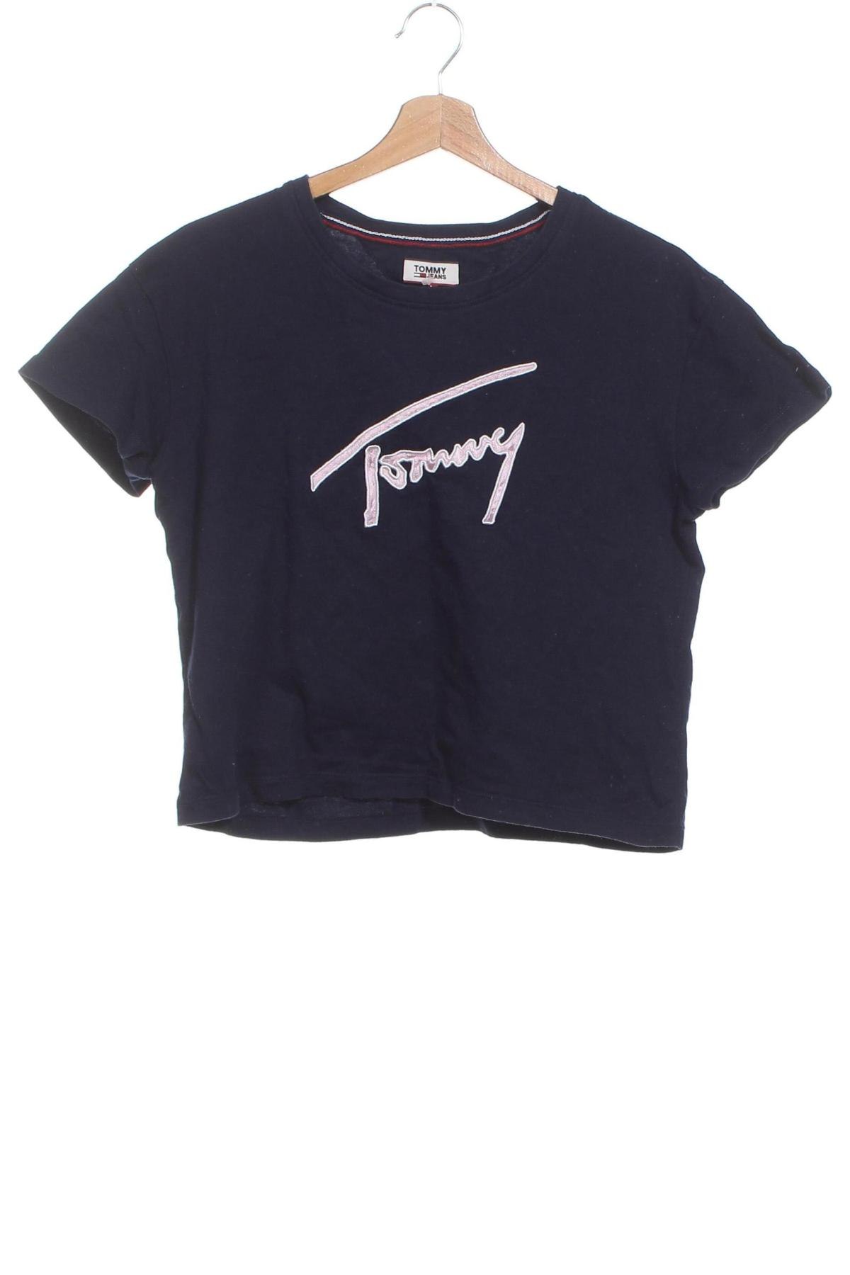 Dámské tričko Tommy Jeans, Velikost XS, Barva Modrá, Cena  432,00 Kč