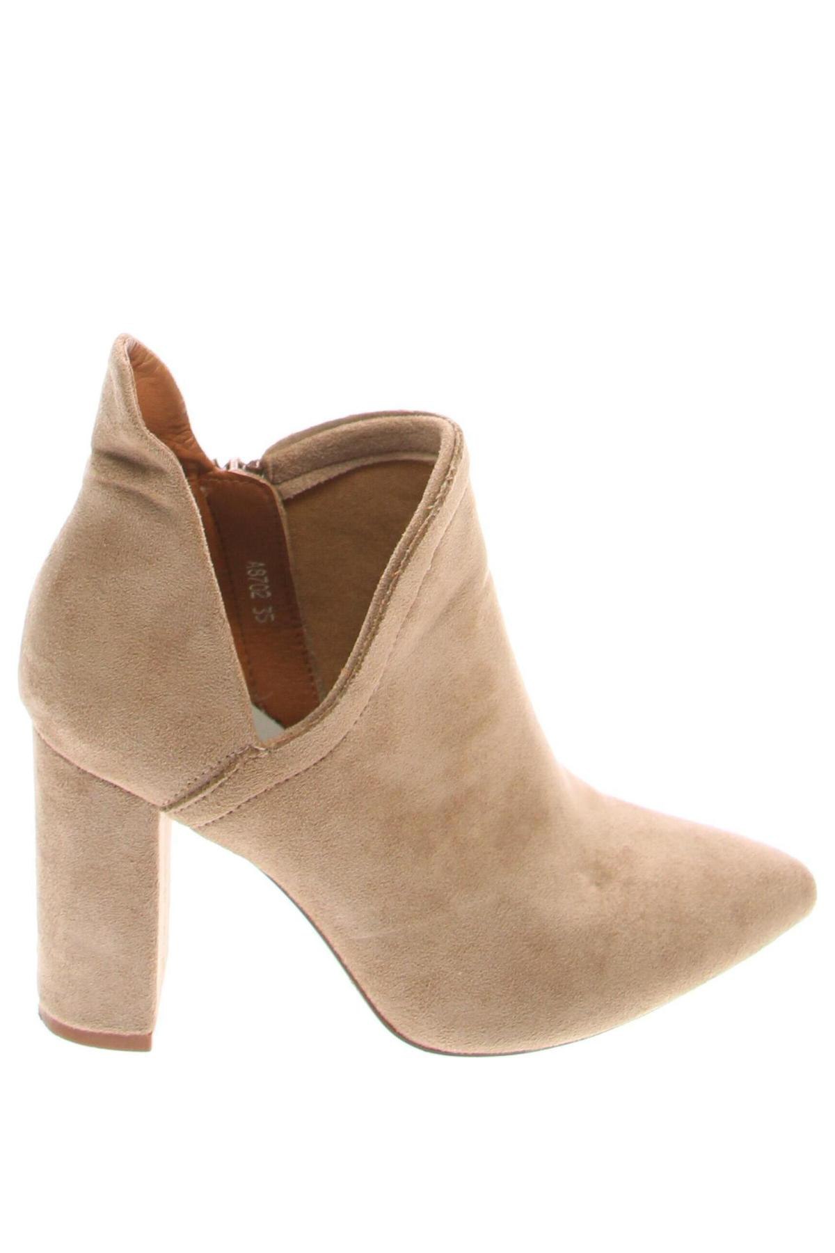 Damen Stiefeletten, Größe 35, Farbe Beige, Preis 24,57 €