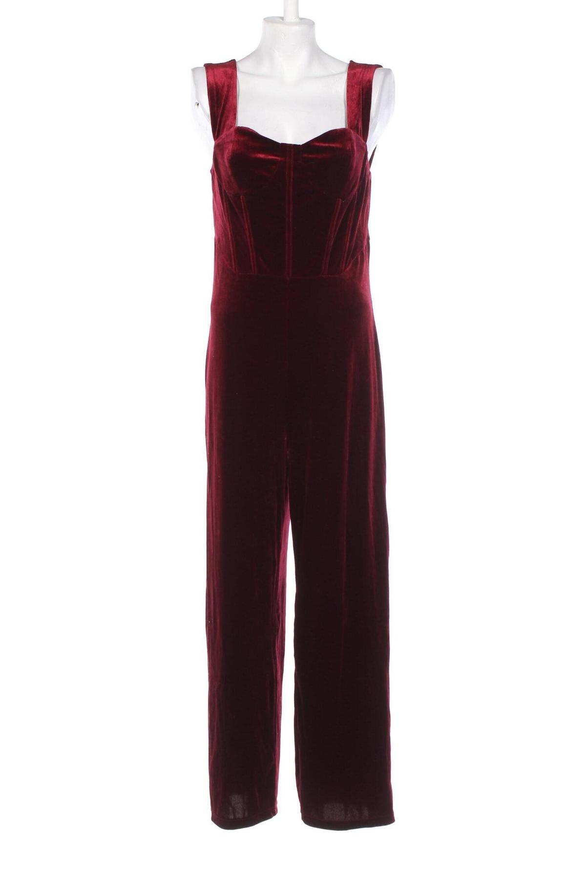 Langer Damen-Overall, Größe L, Farbe Rot, Preis 23,99 €