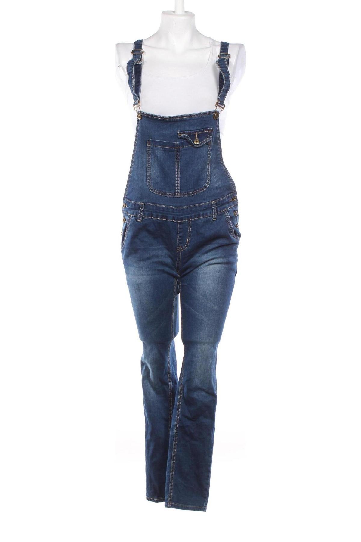 Langer Damen-Overall Boohoo, Größe L, Farbe Blau, Preis € 15,70