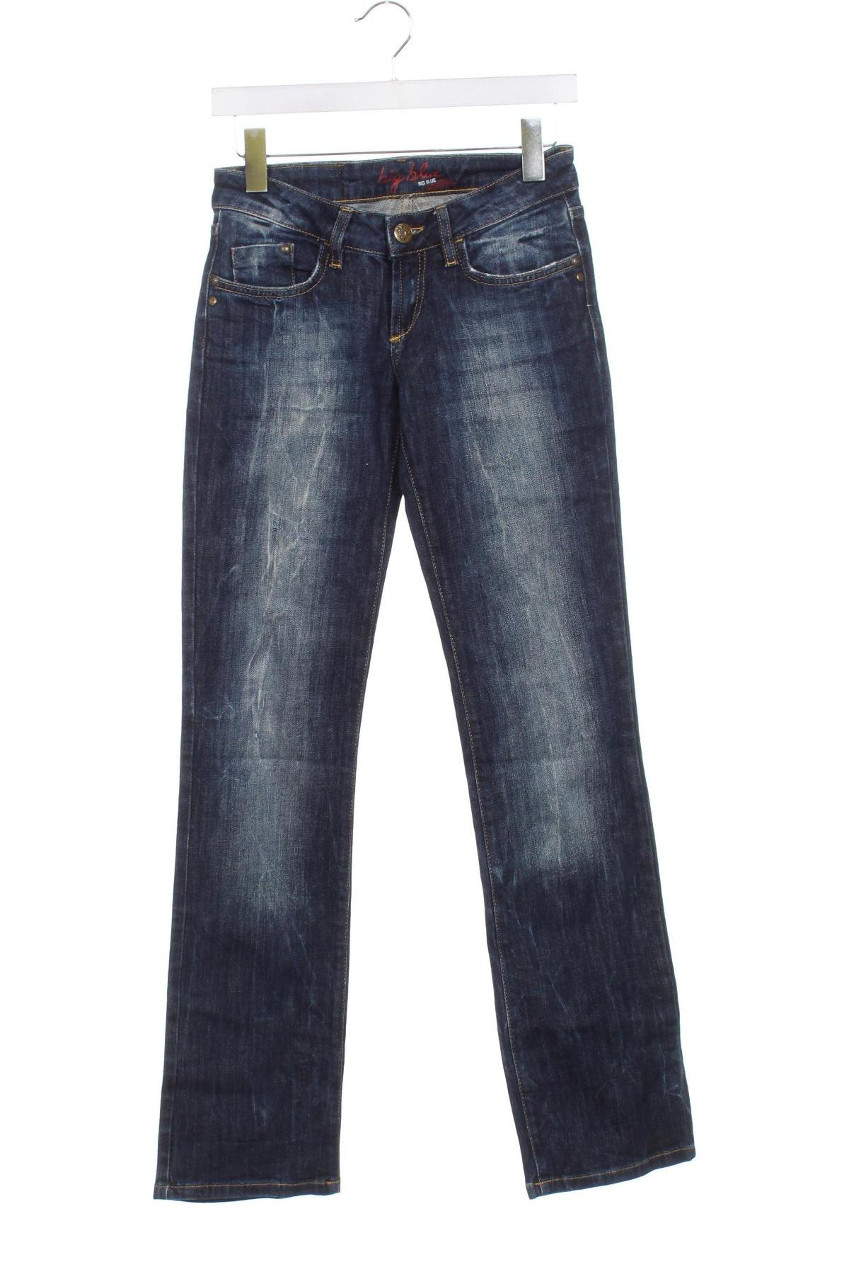 Damskie jeansy Big Blue, Rozmiar XS, Kolor Niebieski, Cena 37,99 zł