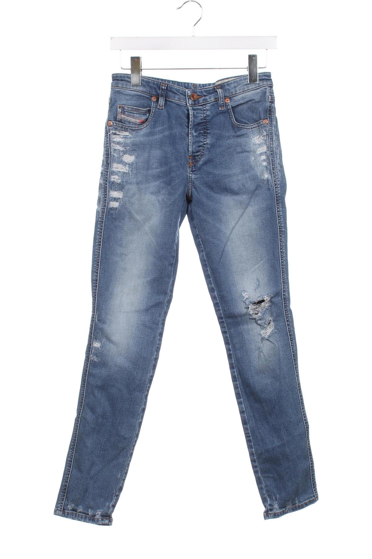 Damskie jeansy Diesel, Rozmiar XS, Kolor Niebieski, Cena 388,99 zł