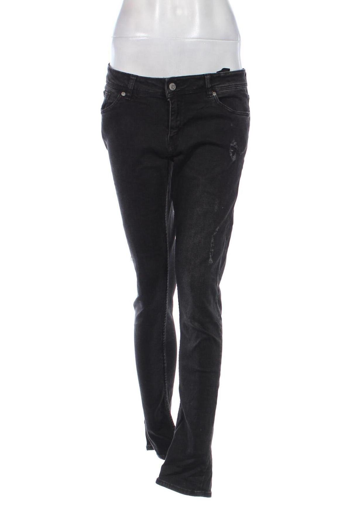 Damskie jeansy H&M Divided, Rozmiar M, Kolor Czarny, Cena 92,99 zł