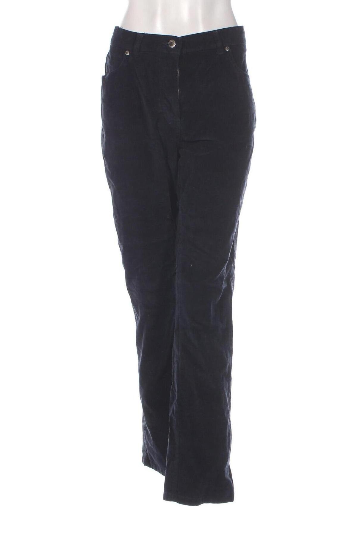 Pantaloni de velvet de femei Bexleys, Mărime XXL, Culoare Albastru, Preț 157,99 Lei