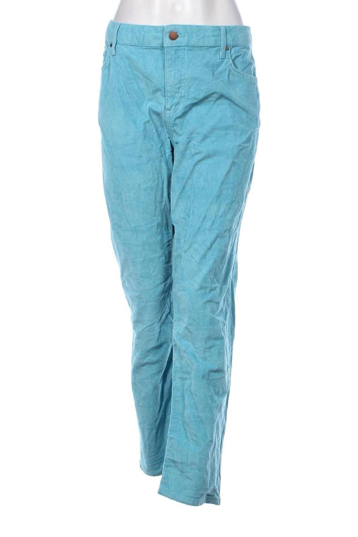 Damen Cordhose Boden, Größe XL, Farbe Blau, Preis 32,99 €