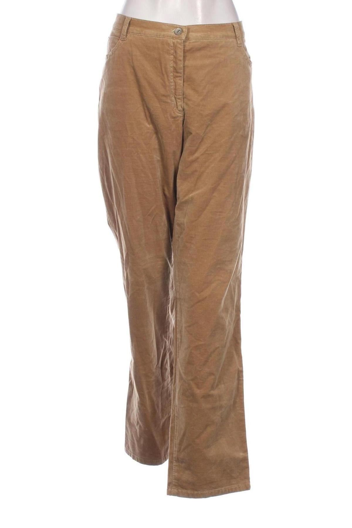 Damen Cordhose Brax, Größe XXL, Farbe Beige, Preis 42,99 €