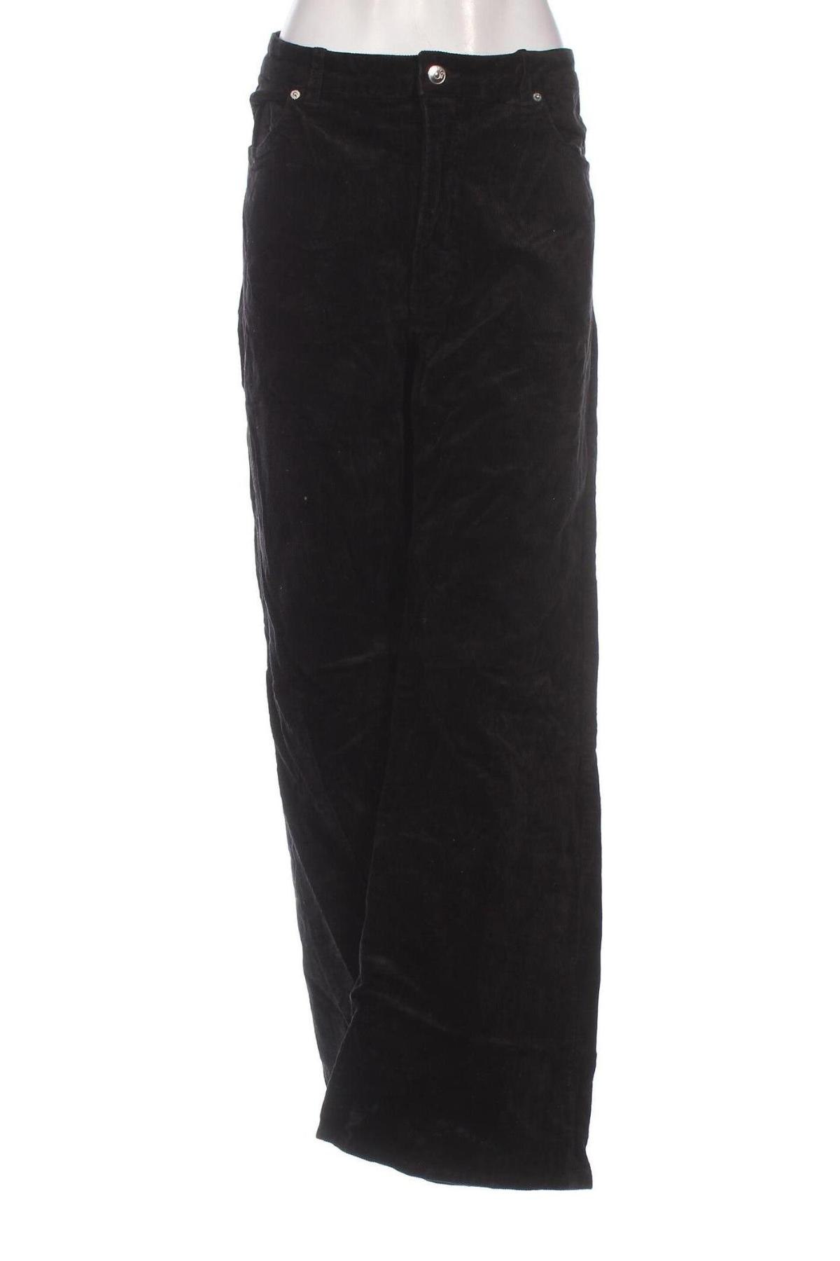 Damen Cordhose H&M, Größe XL, Farbe Schwarz, Preis 10,99 €