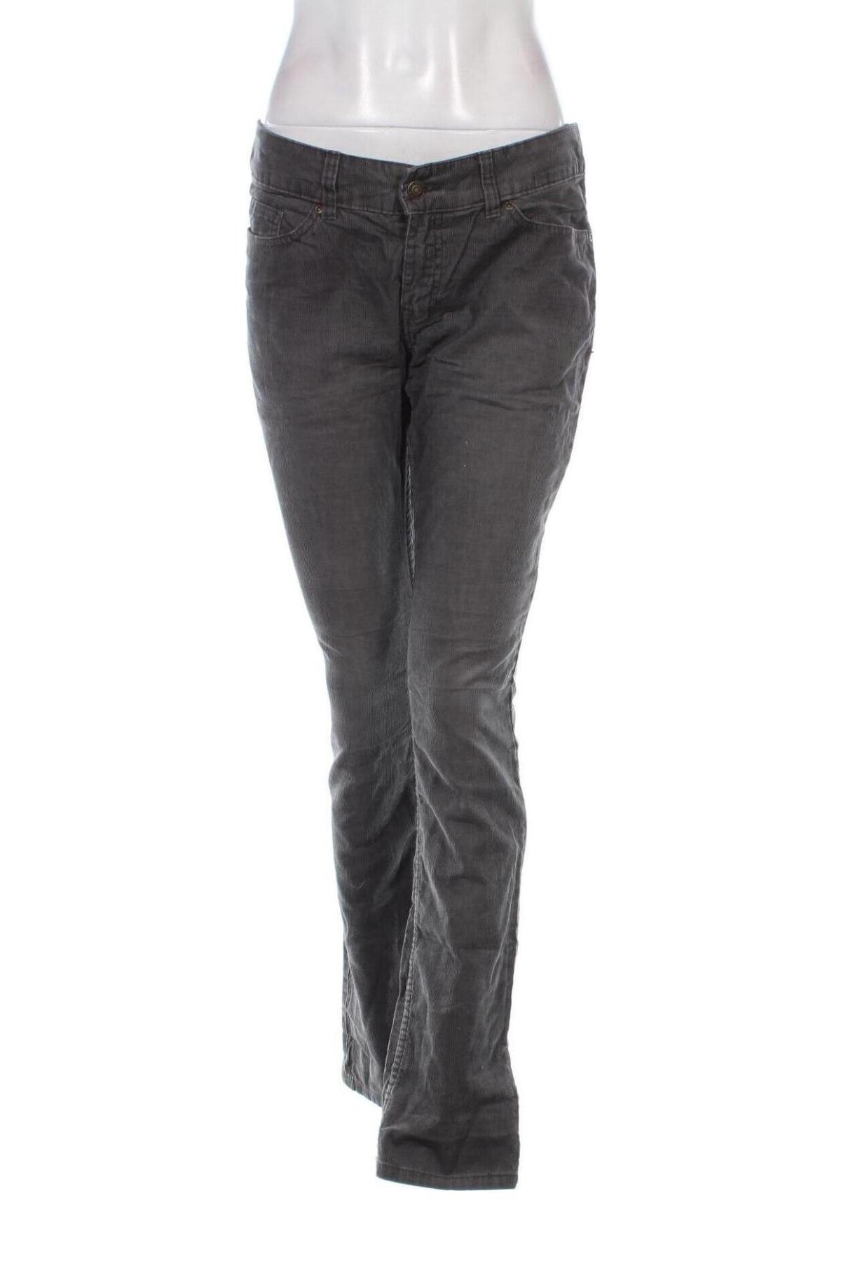 Damen Cordhose H&M L.O.G.G., Größe M, Farbe Grau, Preis 9,99 €