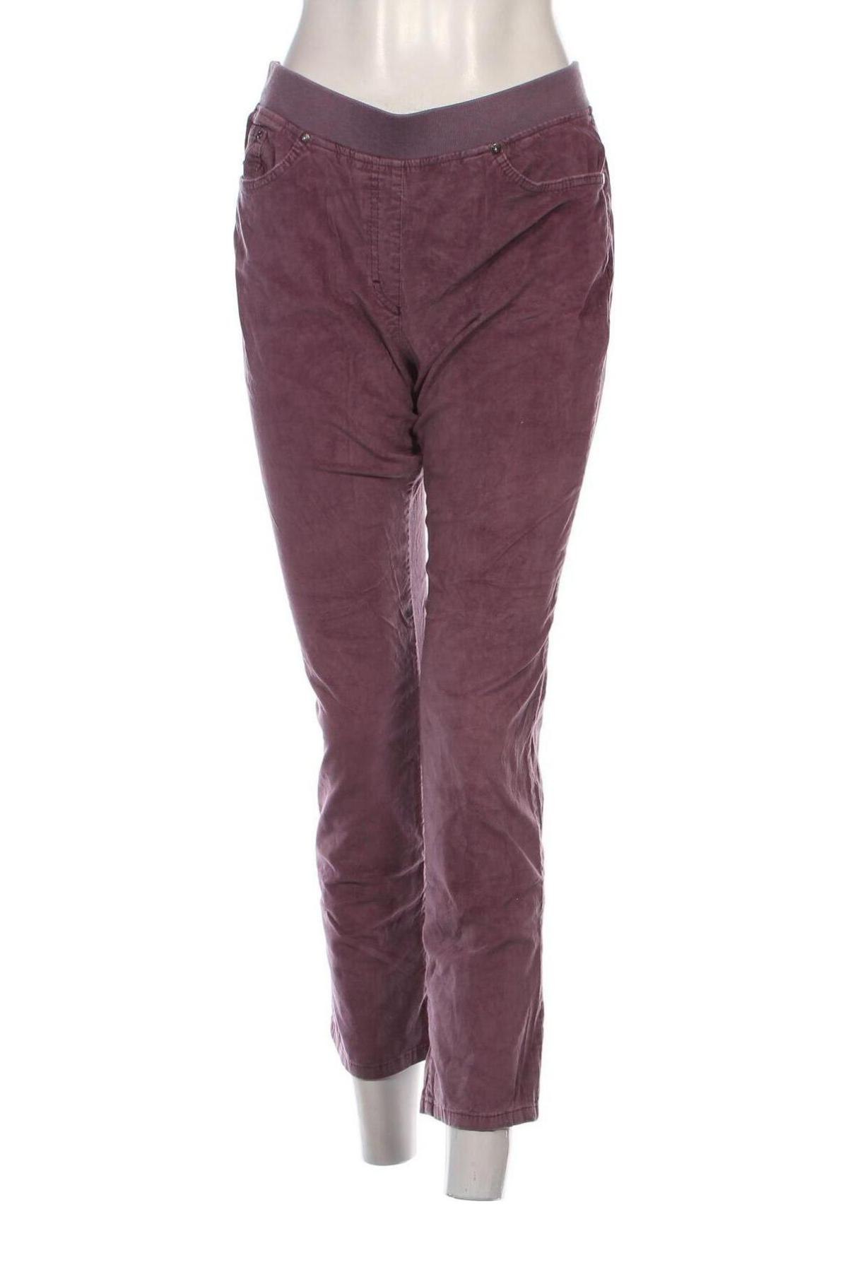 Pantaloni de velvet de femei Raphaela By Brax, Mărime M, Culoare Mov, Preț 223,99 Lei