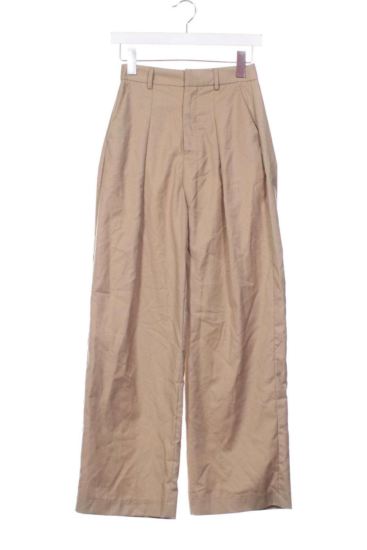 Damenhose Gina Tricot, Größe XXS, Farbe Beige, Preis 9,99 €