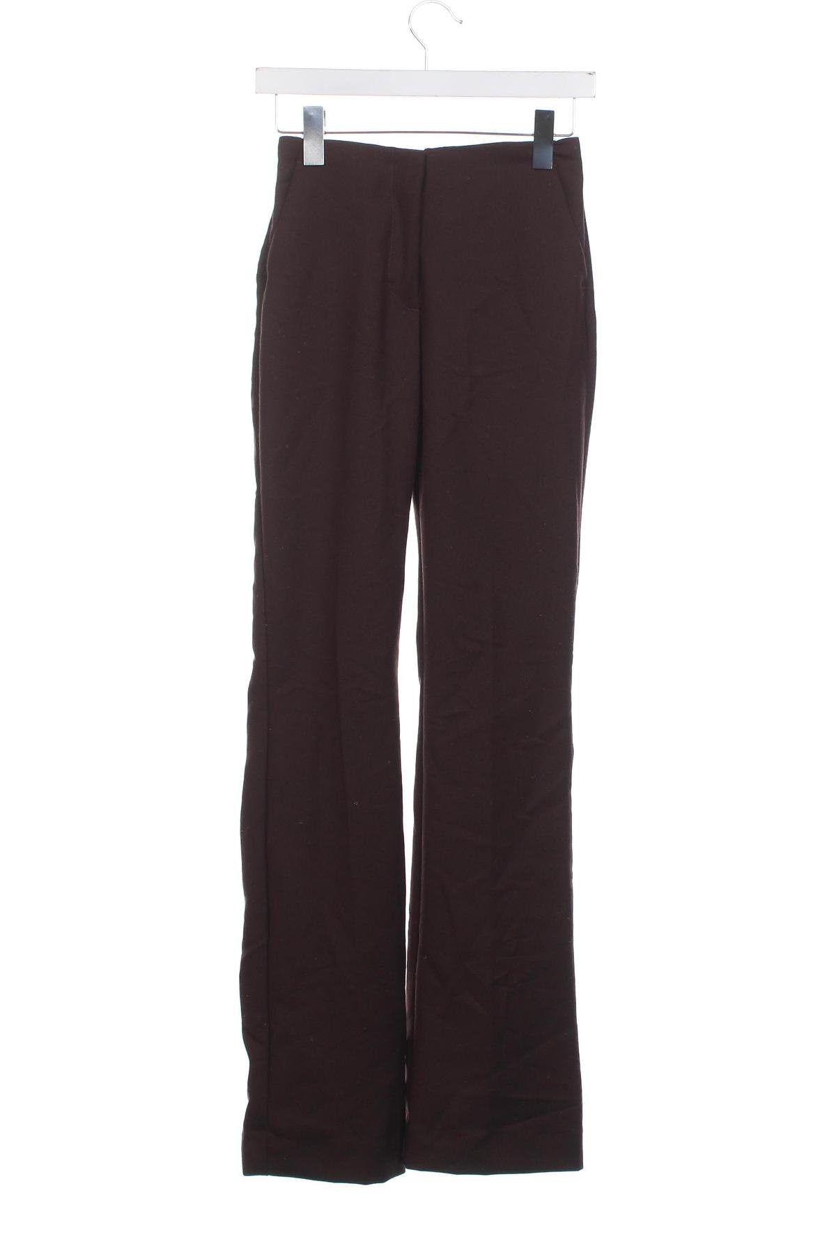 Pantaloni de femei H&M, Mărime XS, Culoare Maro, Preț 103,72 Lei