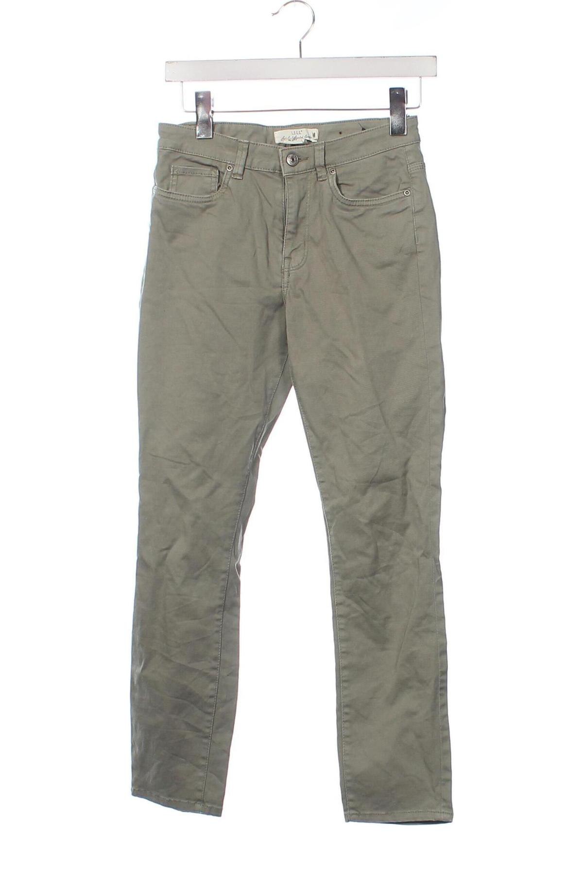 Pantaloni de femei H&M L.O.G.G., Mărime XS, Culoare Verde, Preț 34,99 Lei