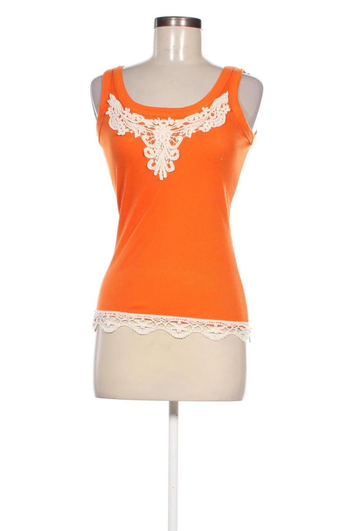 Damentop, Größe M, Farbe Orange, Preis € 8,70