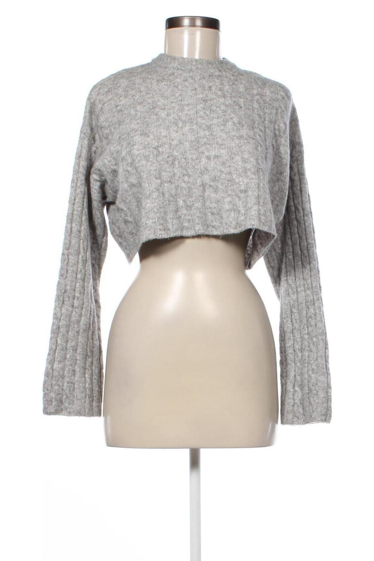 Damenpullover Bershka, Größe XS, Farbe Grau, Preis 9,99 €