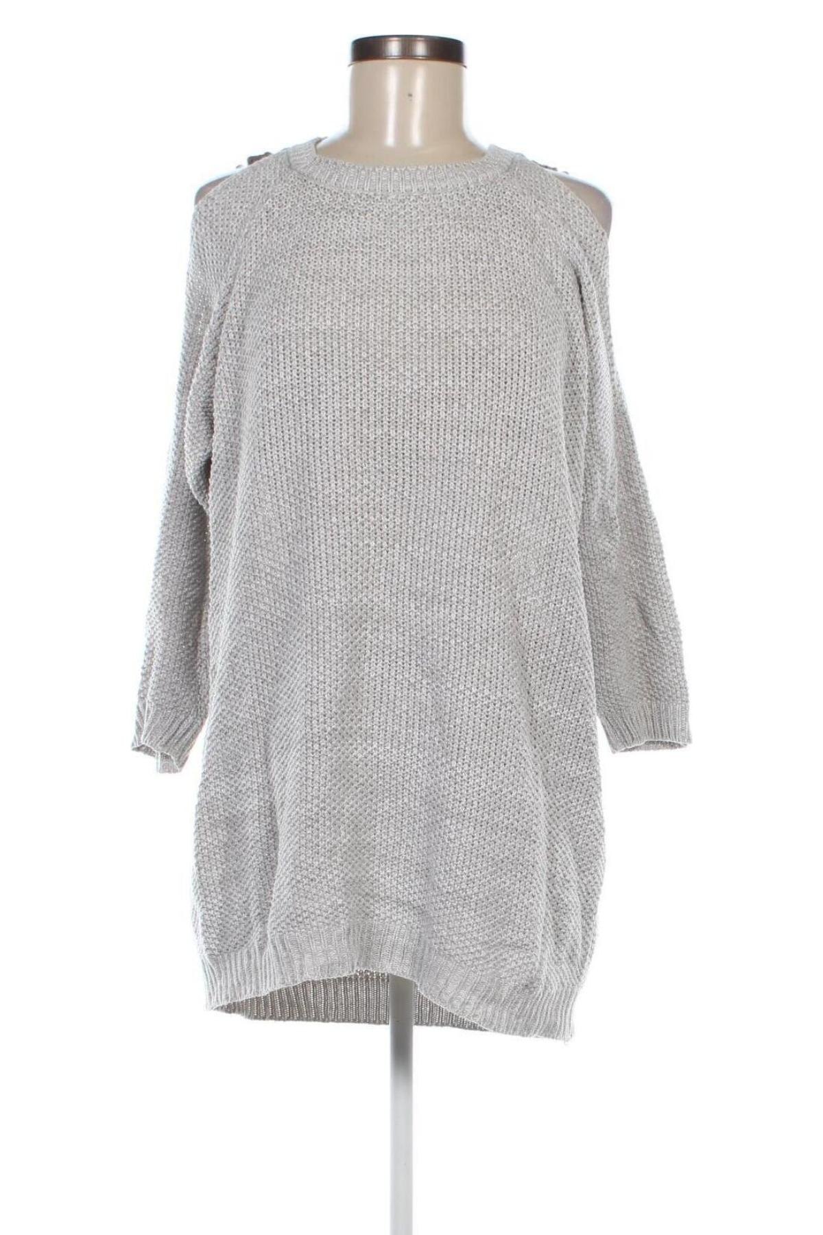 Damenpullover Bershka, Größe M, Farbe Grau, Preis 13,99 €