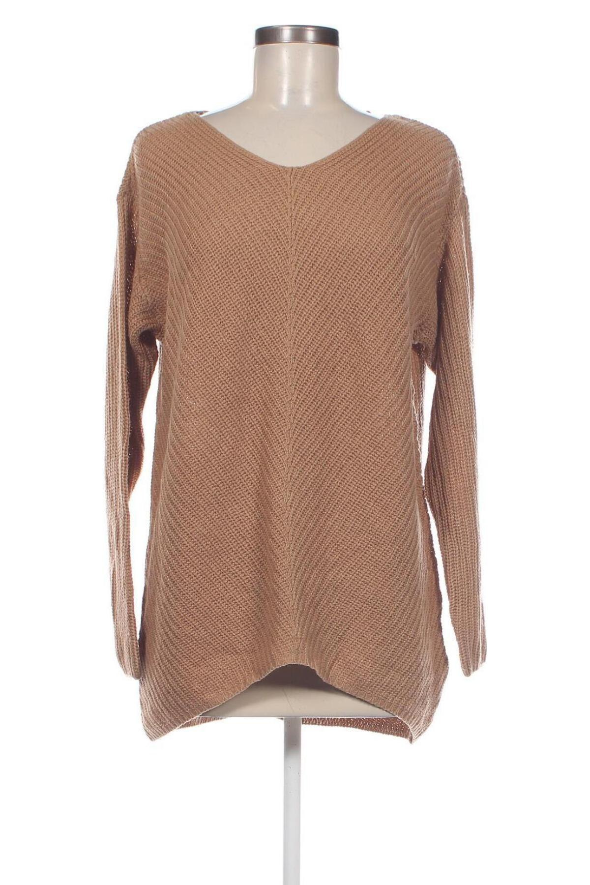 Damenpullover Ever.me by Takko Fashion, Größe M, Farbe Beige, Preis 20,99 €