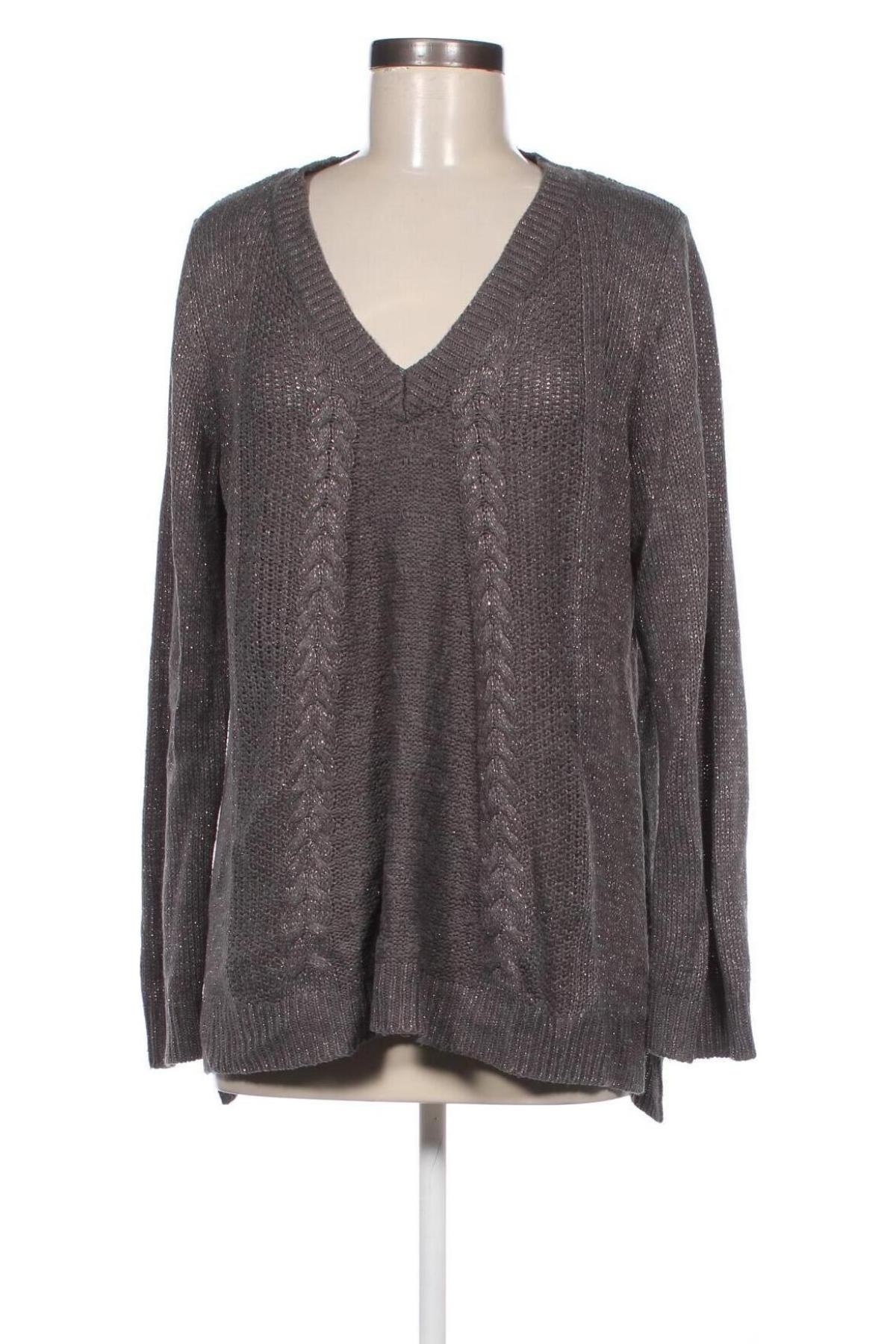 Damenpullover Faded Glory, Größe XL, Farbe Grau, Preis 8,99 €