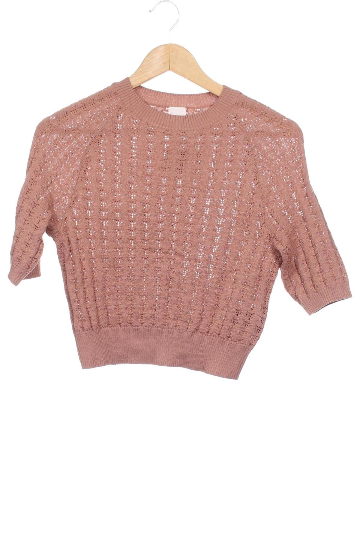 Damski sweter H&M, Rozmiar XS, Kolor Brązowy, Cena 24,99 zł