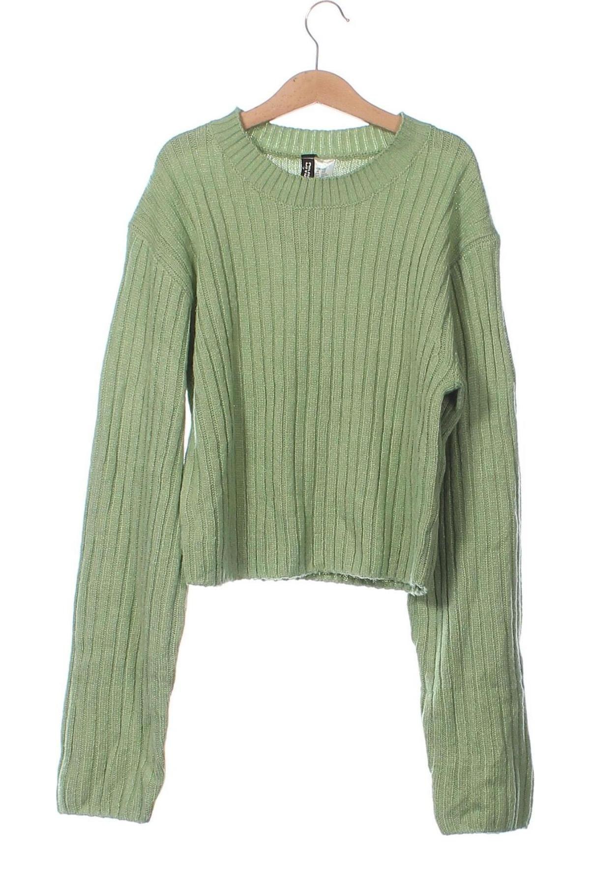 Damski sweter H&M Divided, Rozmiar XXS, Kolor Zielony, Cena 66,67 zł