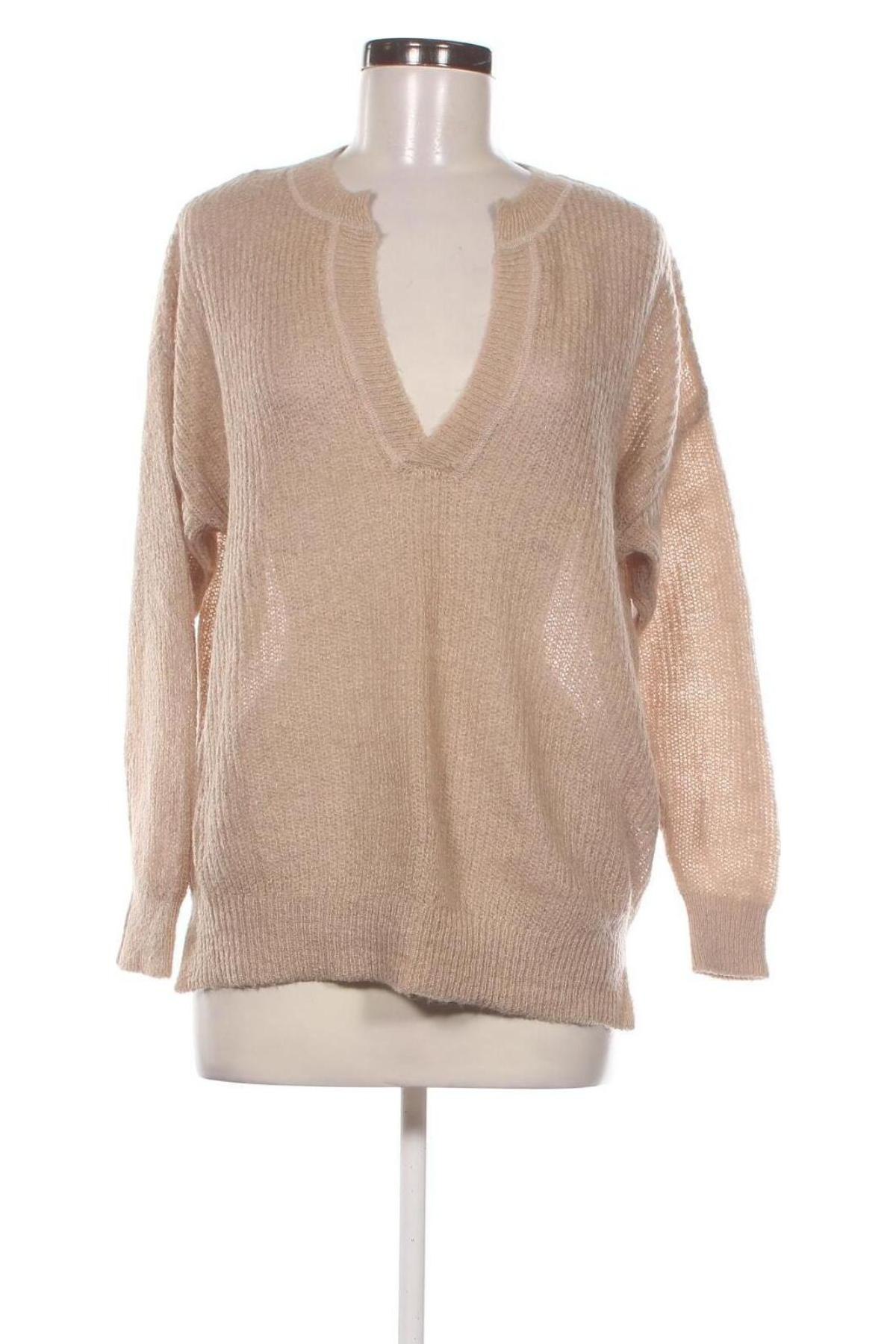 Damenpullover H&M L.O.G.G., Größe M, Farbe Beige, Preis € 14,83