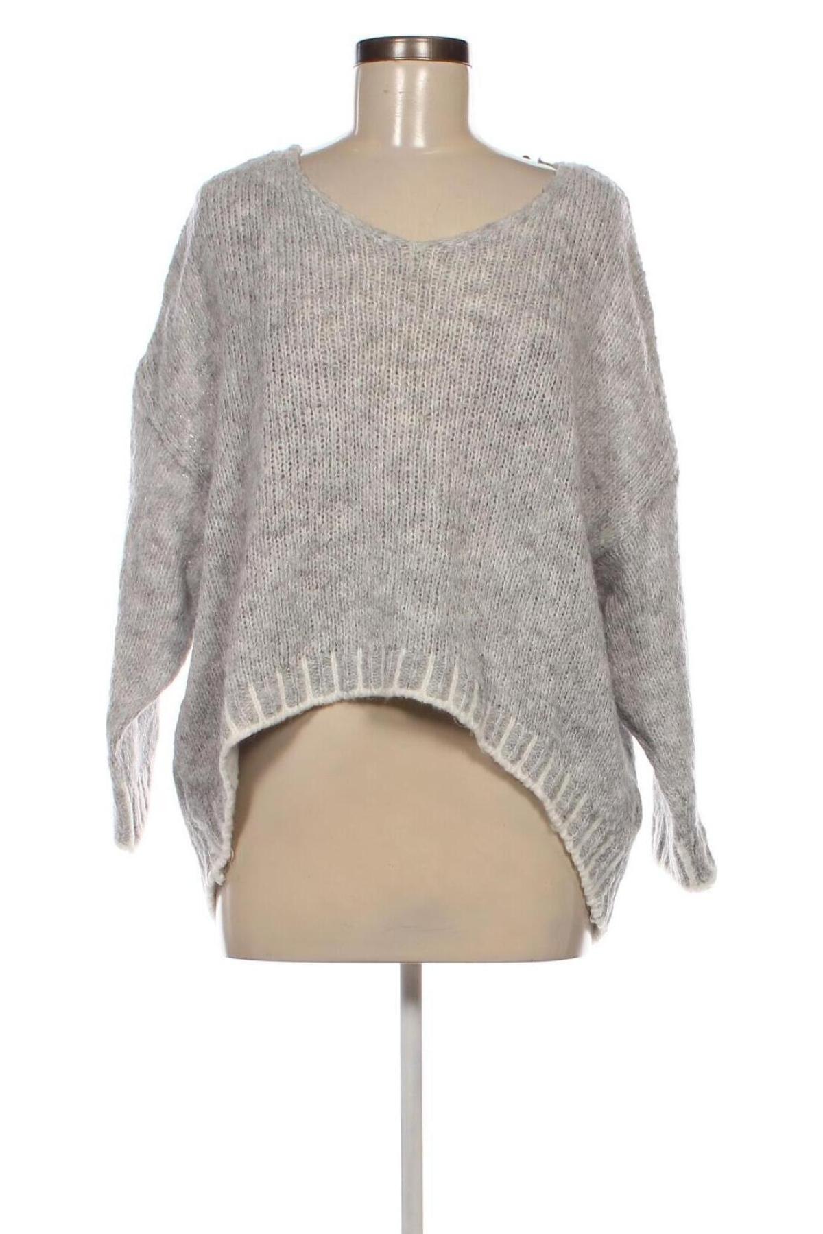 Damenpullover Made In Italy, Größe M, Farbe Grau, Preis € 12,99