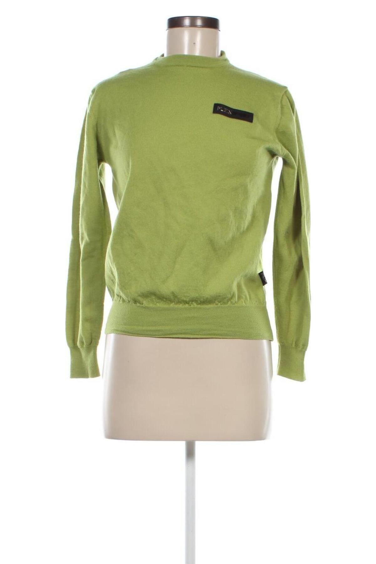 Damski sweter Plein Sport, Rozmiar S, Kolor Zielony, Cena 529,99 zł