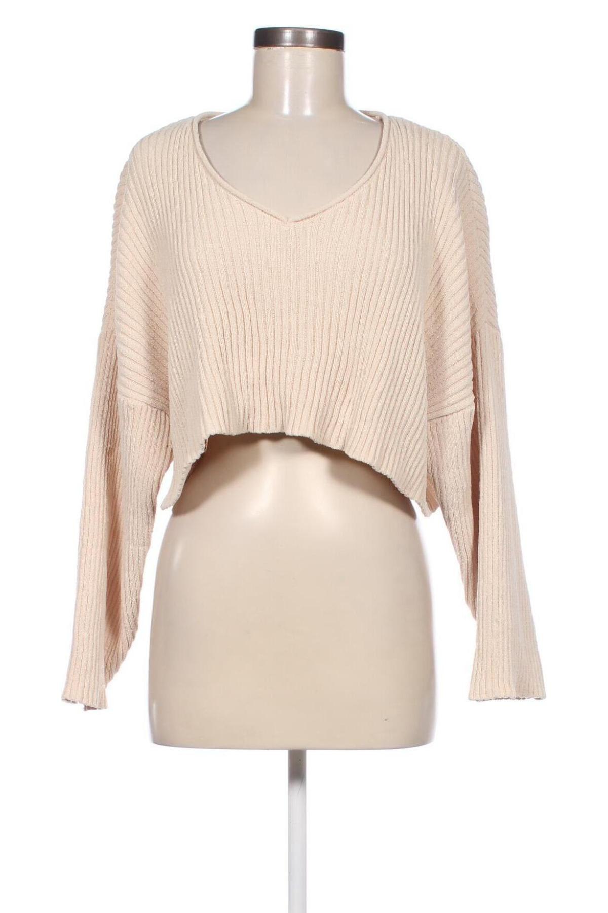 Damenpullover Pull&Bear, Größe M, Farbe Beige, Preis € 20,49