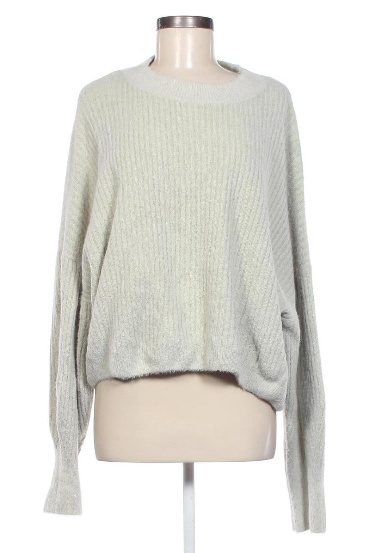 Damski sweter Pull&Bear, Rozmiar L, Kolor Zielony, Cena 92,99 zł