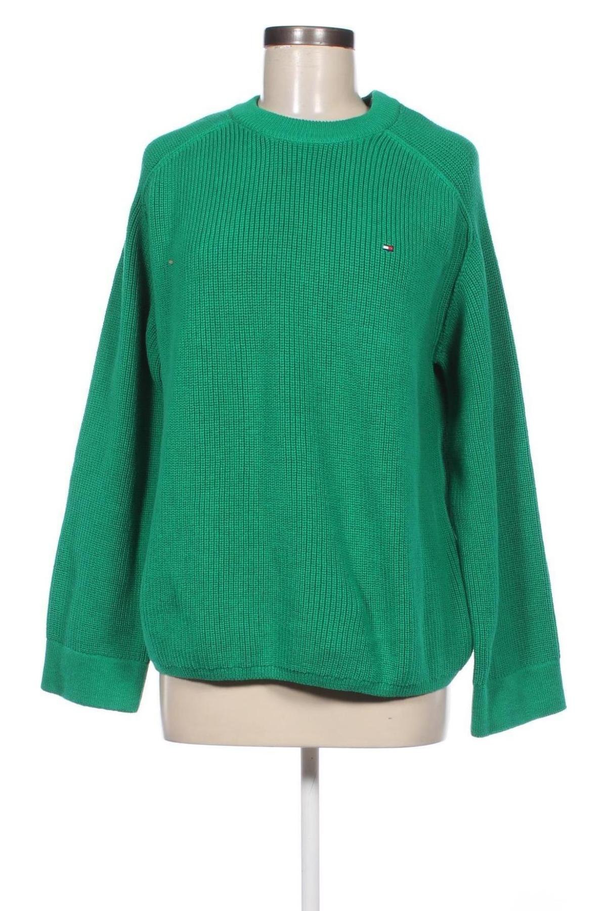 Pulover de femei Tommy Hilfiger, Mărime L, Culoare Verde, Preț 874,99 Lei