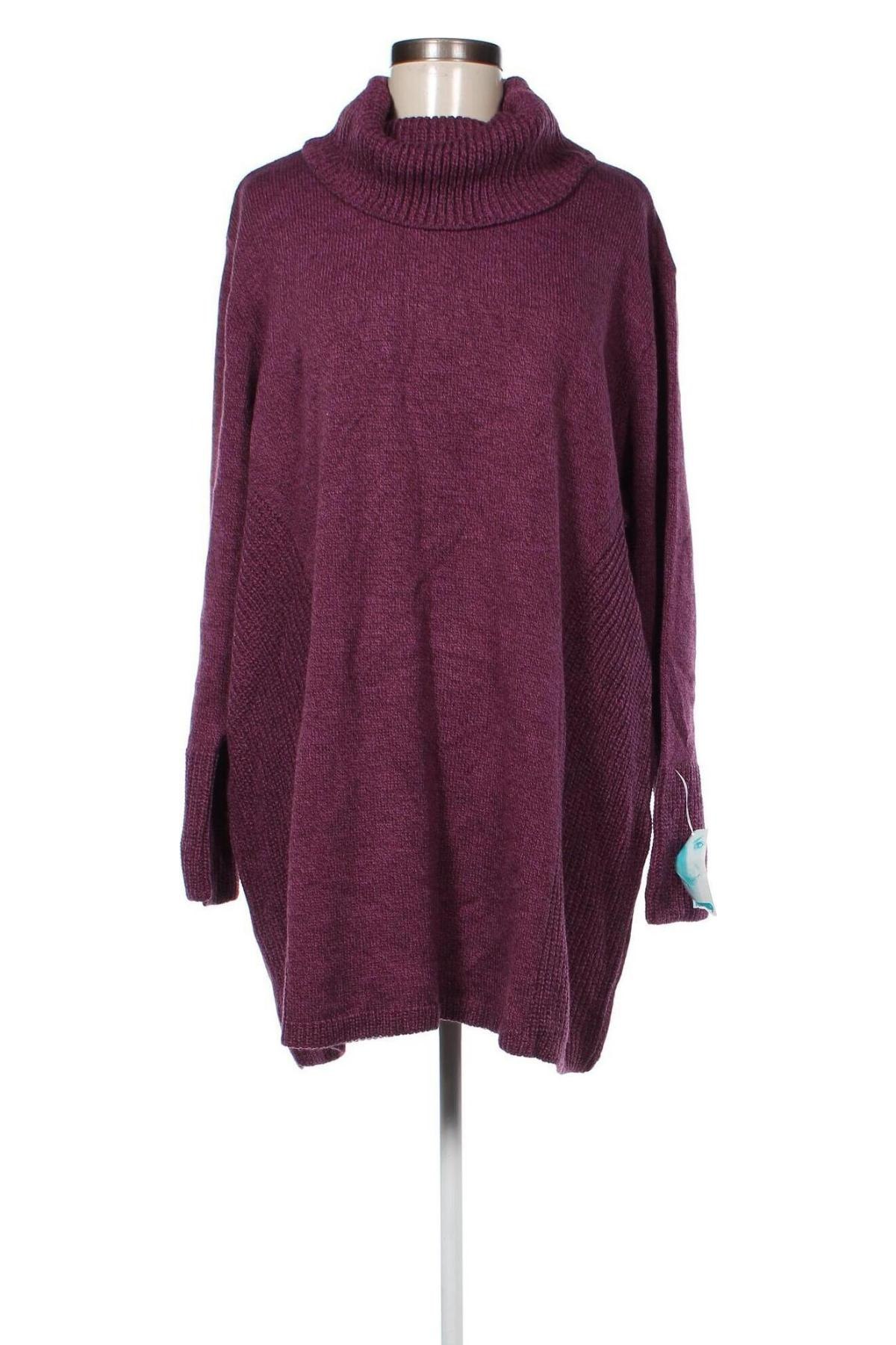 Damenpullover Ulla Popken, Größe XXL, Farbe Lila, Preis € 64,99