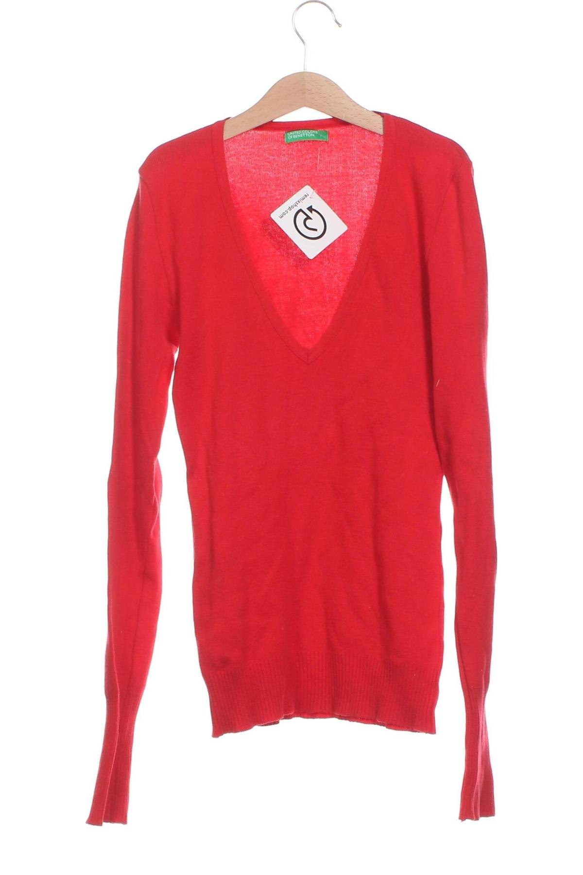 Damenpullover United Colors Of Benetton, Größe XS, Farbe Rot, Preis € 21,00