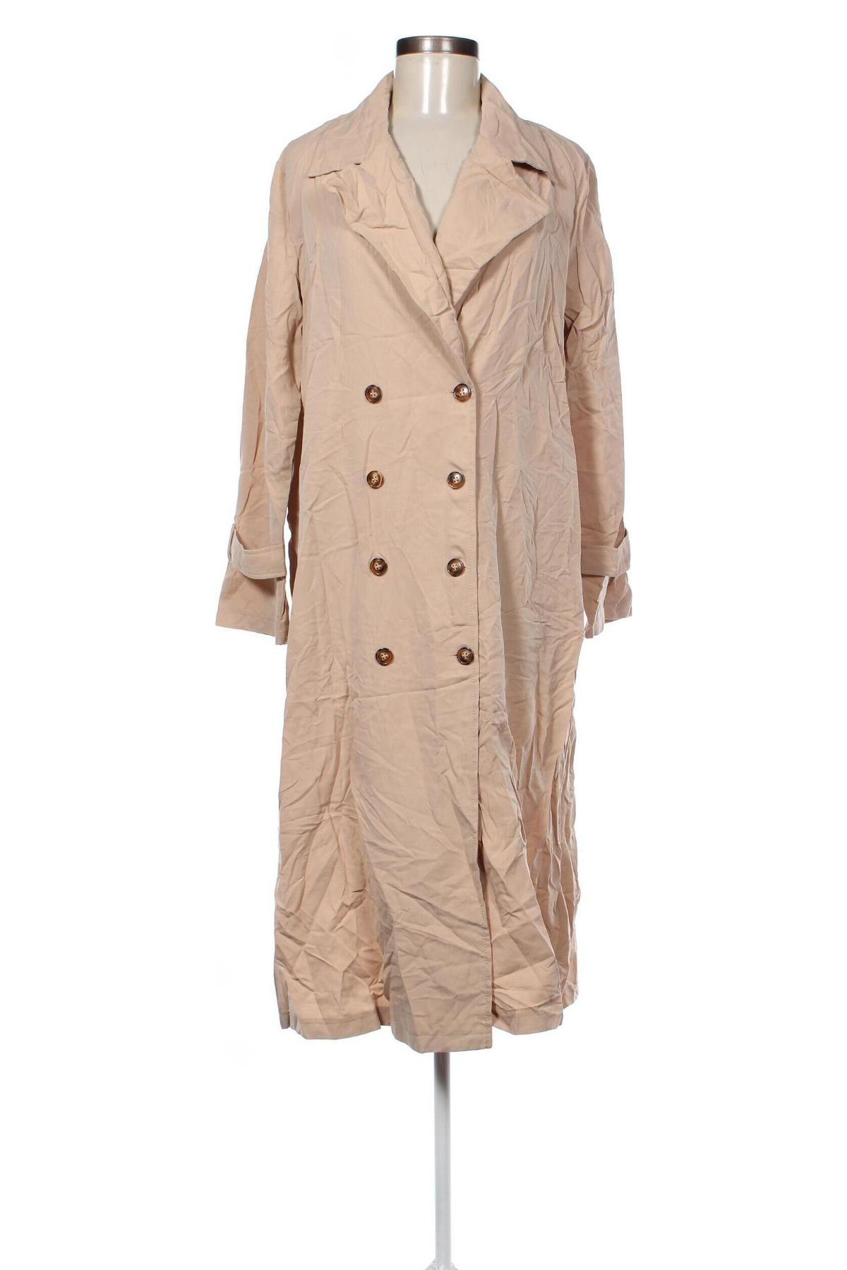 Damen Trenchcoat SHEIN, Größe M, Farbe Beige, Preis 20,99 €