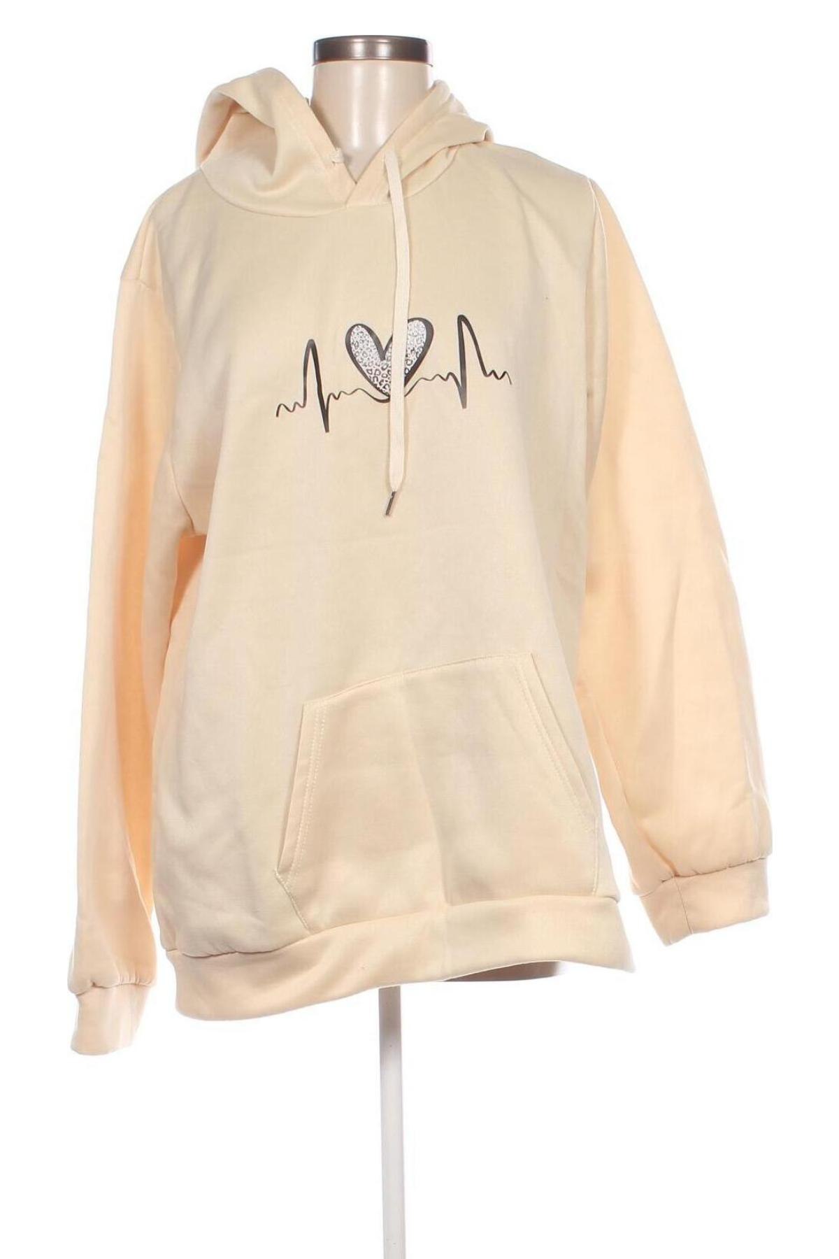 Damen Sweatshirt, Größe XXL, Farbe Beige, Preis 10,99 €