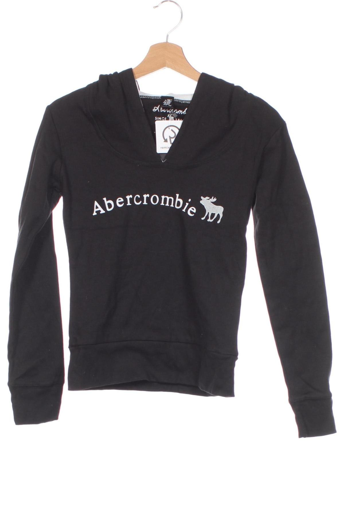 Damen Sweatshirt Abercrombie & Fitch, Größe XS, Farbe Schwarz, Preis 31,99 €