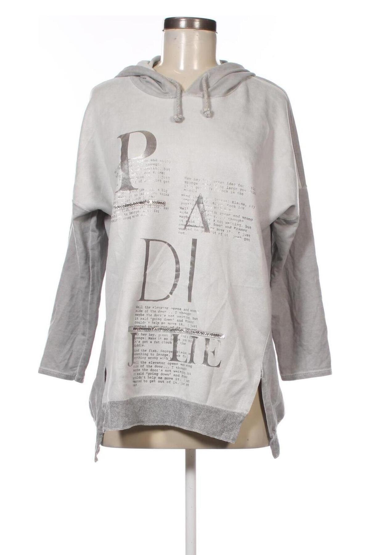 Damen Sweatshirt Made In Italy, Größe M, Farbe Grau, Preis 20,99 €