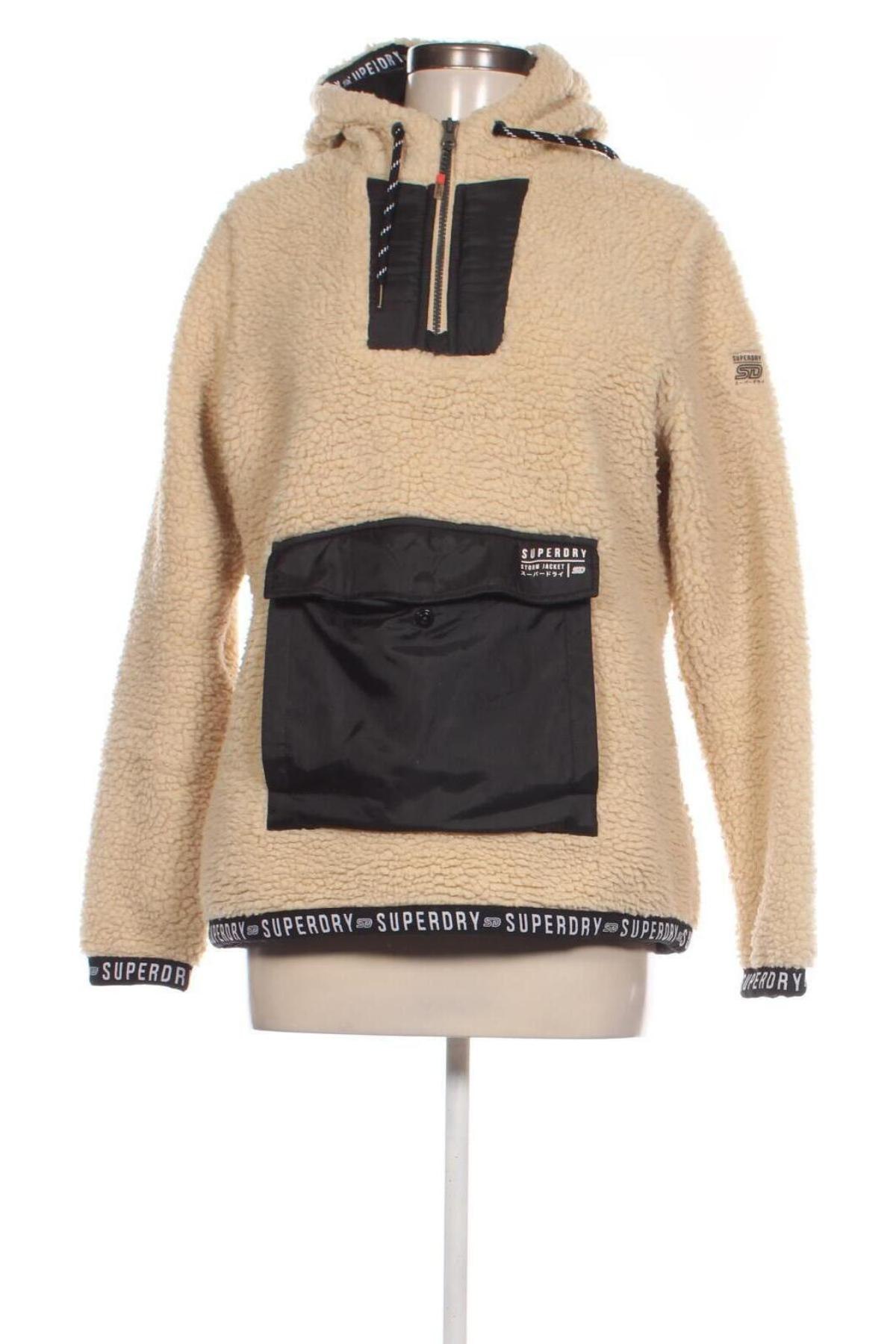 Damen Sweatshirt Superdry, Größe M, Farbe Beige, Preis € 31,68